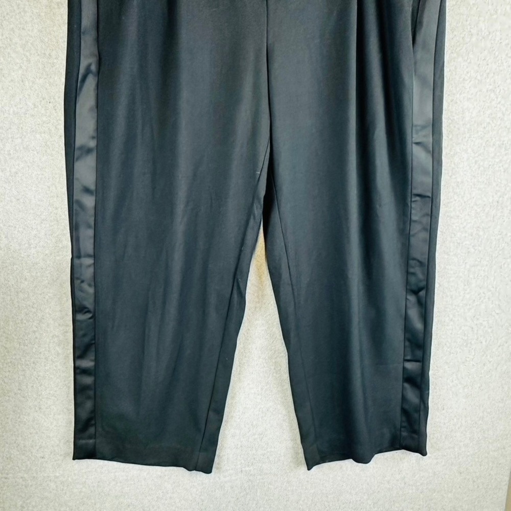 Old Navy Womans 20 Trouser Pants Wide Leg Extra High Adjustable Waist Tuxedo - Picture 4 of 11